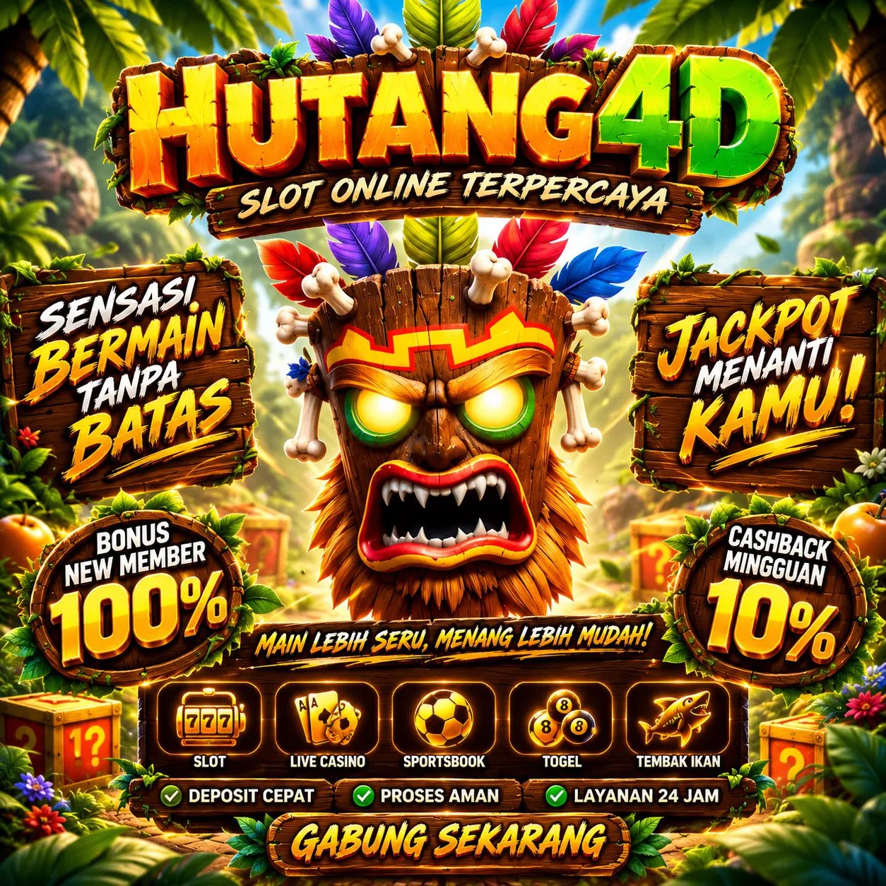 HUTANG4D Banner